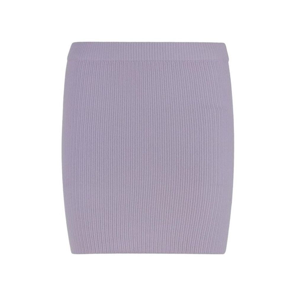 SABLYN Ribbed Knit Mini Skirt Women LILAC Skirts
